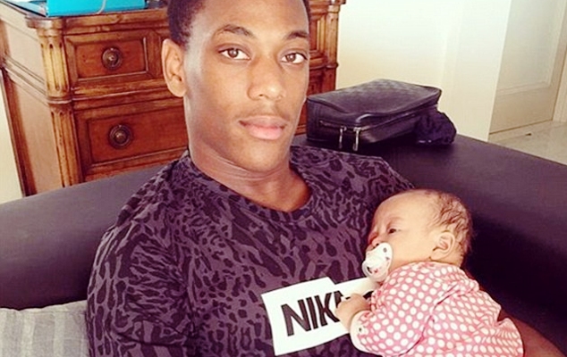 Martial with his daughter