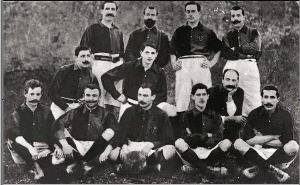 The 1901 squad of FC Barcelona - Joan Gamper and Arthur Witty were the two key men.