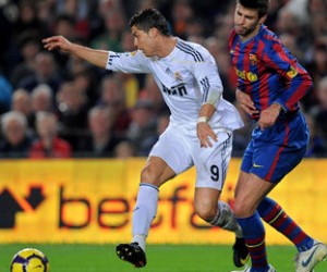 Cristiano Ronaldo is yet to score against Gerard Pique and Barcelona - Barcelona vs Real Madrid, El Clasico.