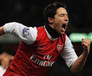 Arsenal's Samir Nasri is in confident mood ahead of tonight's Manchester United vs Arsenal match in the English Premier League.
