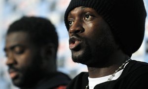 Is it because of Kolo Toure's comments back in November that Manchester City's Emmanuel Adebayor is even more angry against his ex-Arsenal pal?