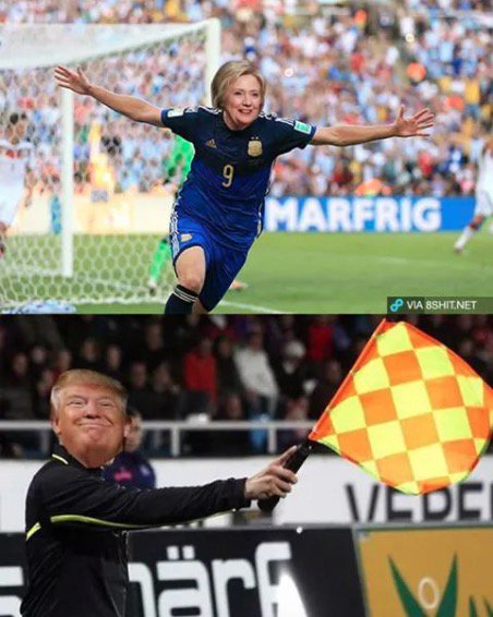 Donald Trump, Hilary Clinton, Gonzalo Higuain, Germany, Argentina, FIFA World Cup