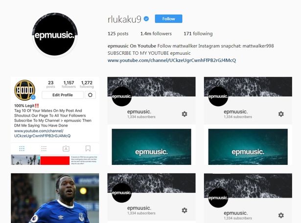 Romelu Lukaku, Instagram, Cristiano