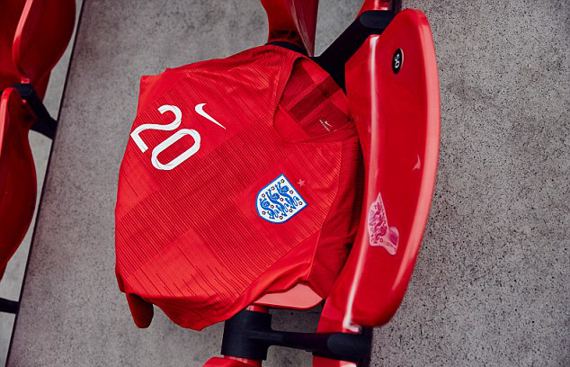 England, 2018 World Cup kit