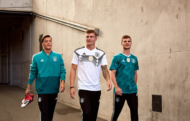 Toni Kroos, Mesut Ozil, Timo Werner, Germany, 2018 World Cup