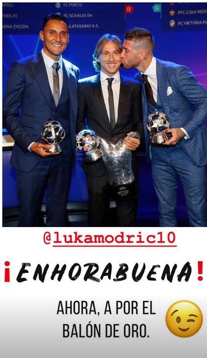 Sergio Ramos, Luka Modric, UEFA Awards, UEFA Champions League
