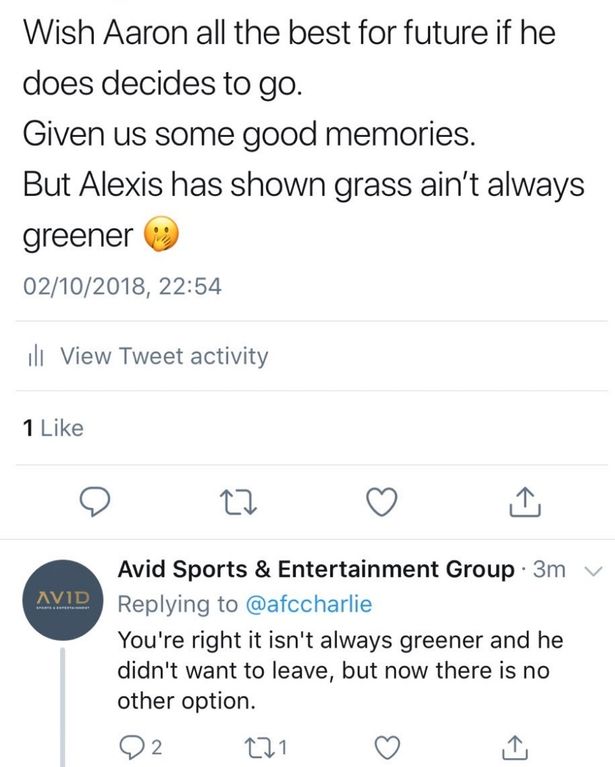 Aaron Ramsey, Avid Sports & Entertainment Group, Arsenal, English Premier League