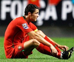 Cristiano Ronaldo's career with Portugal has been interrupted with injuries, as reports say.