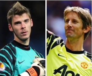 David de Gea appears as the best candidate to replace the departing Edwin Van der Sar at Manchester United
