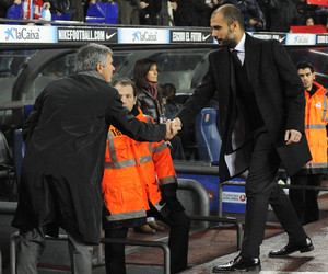 Real Madrid's Jose Mourinho and Barcelona's Pep Guardiola to reach for El Clasico history.