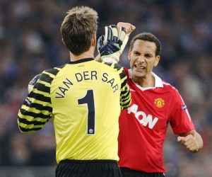 Edwin van der Sar and Rio Ferdinand have contributed in maintaining a strong defence for Manchester United in the 2011 UEFA Champions League.