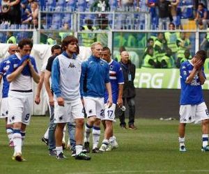 Sampdoria are doomed for Serie B football.