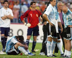 Argentina lost the Copa America 2007 final to Brazil.