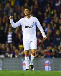 Cristiano Ronaldo scored to give Real the triumph in the Copa del Rey final.