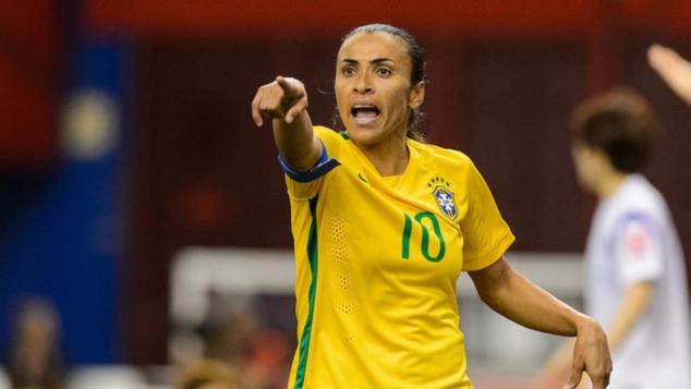 Brazil Women's Team captain, Marta