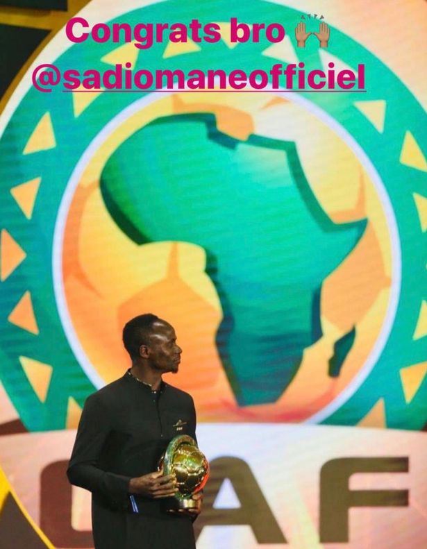 Mohamed Salah, Sadio Mane, CAF Awards