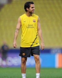 Cesc Fabregas is expected to start for Barcelona.