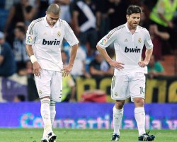 Real Madrid's Xabi Alonso and Pepe...