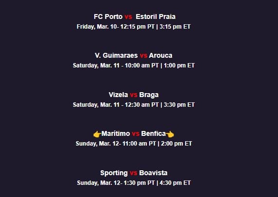 Fanatiz users set to enjoy Liga Portugal games this weekend via GolTV ::  Live Soccer TV