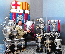 Barcelona have won so many trophies and Xavi can be a proud footballer.