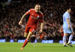 Craig Bellamy got the goal that sent Liverpool into the final of the 2011/12 Carling Cup.