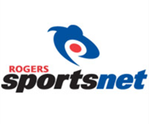 Rogers Sportsnet's logo. Sportsnet has exclusive coverage of Major League Soccer matches.