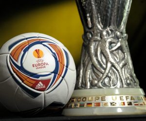 What Atletico Madrid, Sporting Lisbon, Athletic Bilbao and Valencia all want: The UEFA Europa League trophy.