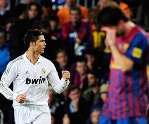 Cristiano Ronaldo is ahead of Lionel Messi in the La Liga top scorers chart.