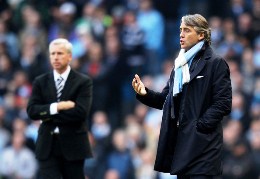 Roberto Mancini has some work to do if he wants Manchester City to lift the 2011/12 English Premier League title.