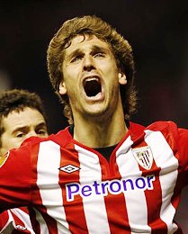 Fernando Llorente of Athletic Bilbao will come face to face with Radamel Falcao of Atletico Madrid.