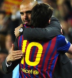 Lionel Messi scored 4 goals in Pep Guardiola's last match on home soil in La Liga. Messi is poised to put up a great performance against Athletic Bilbao in the 2012 Copa del Rey final.