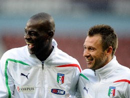 Mario Balotelli and Antonio Cassano could form a deadly pair at the benefit of Italy during Euro 2012.