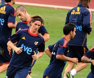 Spain are preparing ahead of Euro 2012.