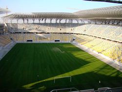 The Arena Lvivi is the smallest stadium to host UEFA Euro 2012 matches.