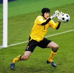 Petr Cech has to prove his worth at international level with the Czech Republic.
