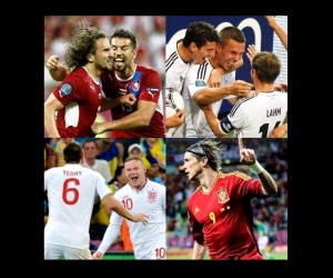 Czech Republic, England, Spain and Germany were the group winners at UEFA Euro 2012.