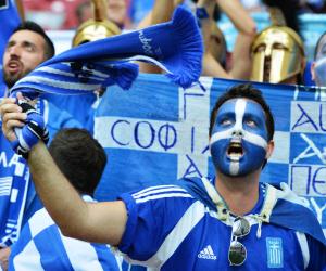 Greece and Greek fans are fired up to defeat Germany at UEFA Euro 2012.