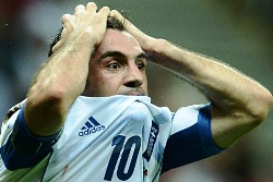 Karagounis will not feature for Greece against Germany.