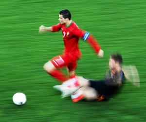 Portugal's Cristiano Ronaldo is the fastest footballer alive. Can Spain stop him?