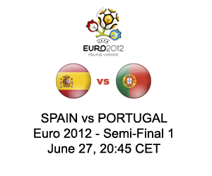Spain vs Portugal - Euro 2012 Semi-Final