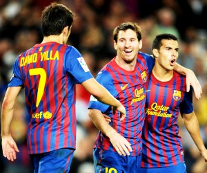 David Villa is set to return to action for Barcelona soon and play with Pedro and company at the delight of Lionel Messi.