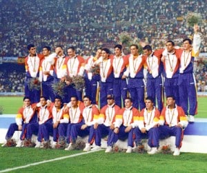 Spain won gold at the 1992 Olympic Football tournament.