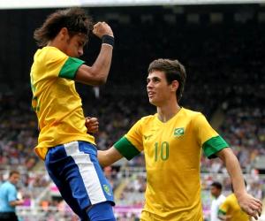 Neymar and Oscar are destined to be Brazil's future superstars.