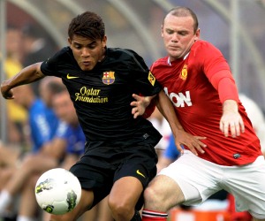 Manchester United vs Barcelona last came up in 2011 - summer friendly.