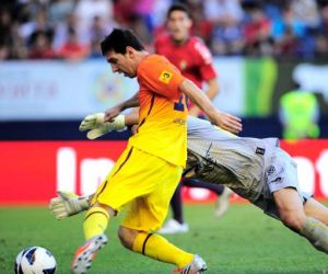 Barcelona vs Valencia live on September 2, 2012.