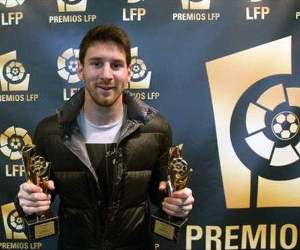 Lionel Messi won two LFP awards on Tuesday, November 13, 2012 as Barcelona and Real Madrid dominated.