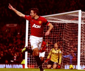 Robin van Persie scored the fastest goal of the 2012/13 English Premier League season against West Ham United after only 31 seconds.