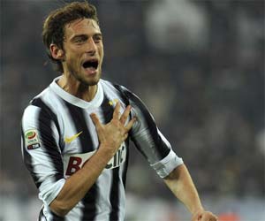A player to mark: Marchisio of Juventus. 