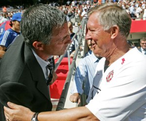 Manchester United's Sir Alex Ferguson has a particular interest for Jose Mourinho.