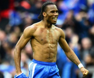Didier Drogba inspired Chelsea to win the double in the 2011/12 season.